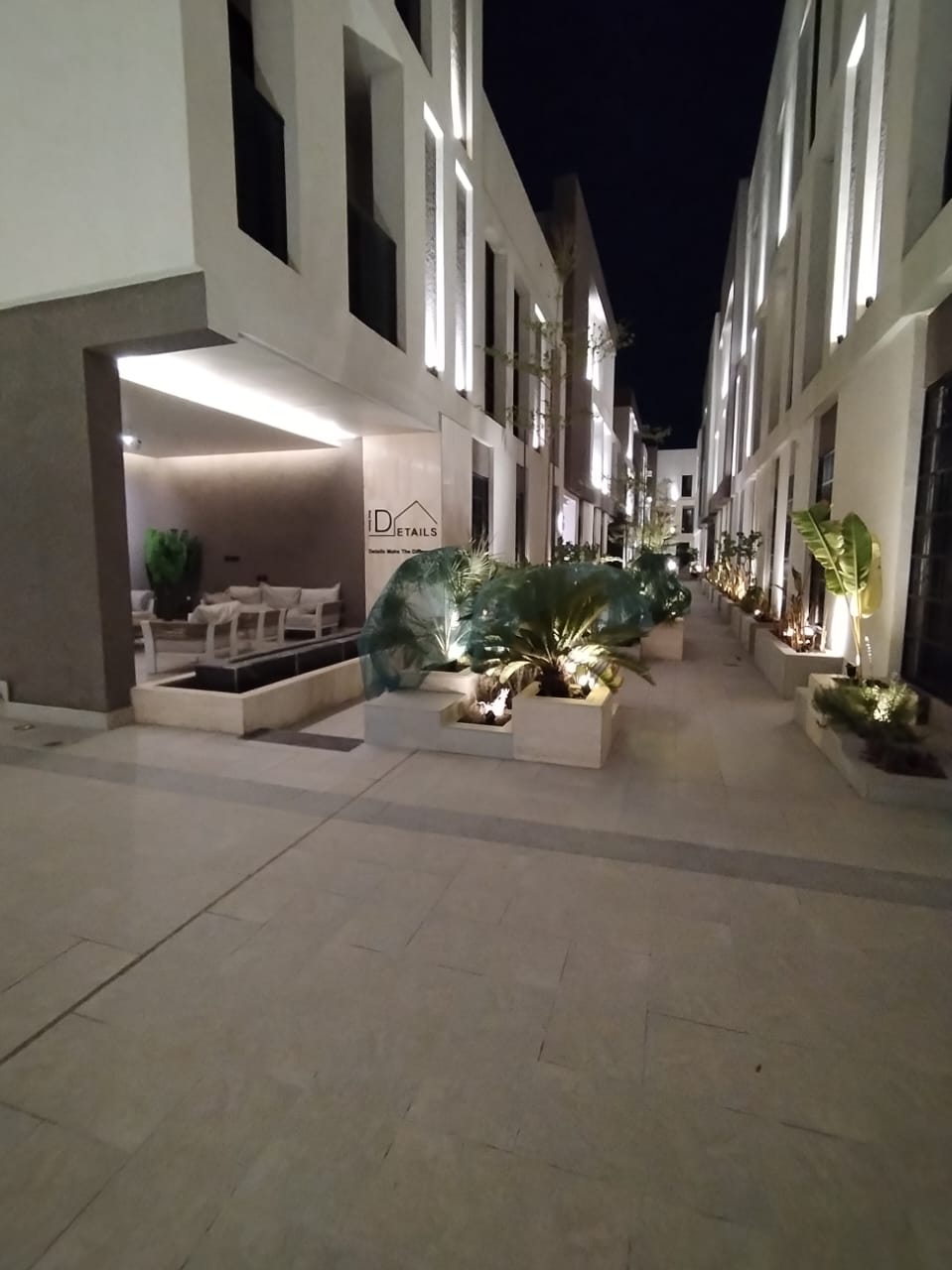 Luxury apartment for sale in the **Details Compound, Al Arid District**, located on the **first floor